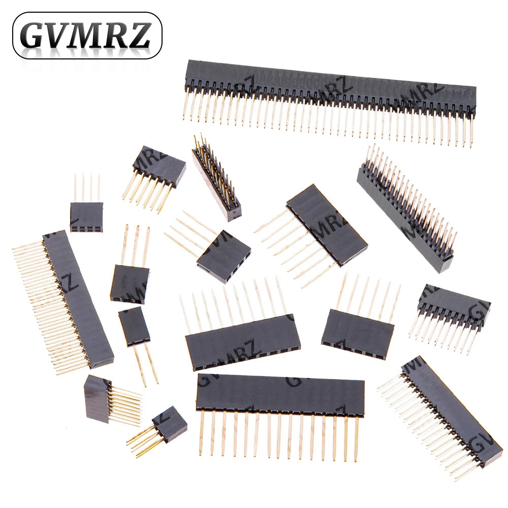 2.54 mm Stackable Long Legs Femal Header For Arduino 2/3/4/6/8/10/15 Pin  2PIN 3PIN 4PIN 6PIN 8PIN 10PIN 15PIN