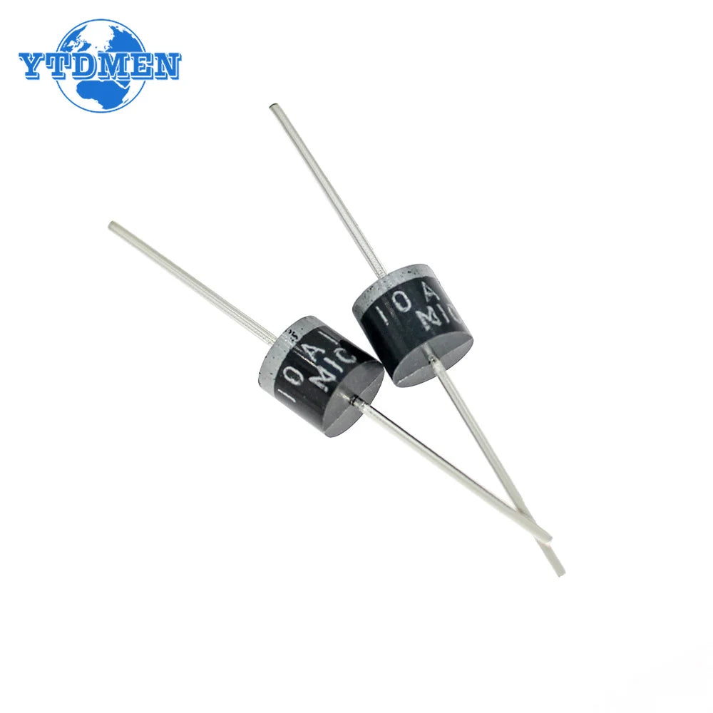 10-50pcs 10A10 Diodes 10A 1000V DO-27 Electrical Axial Rectifier Diodes Kit