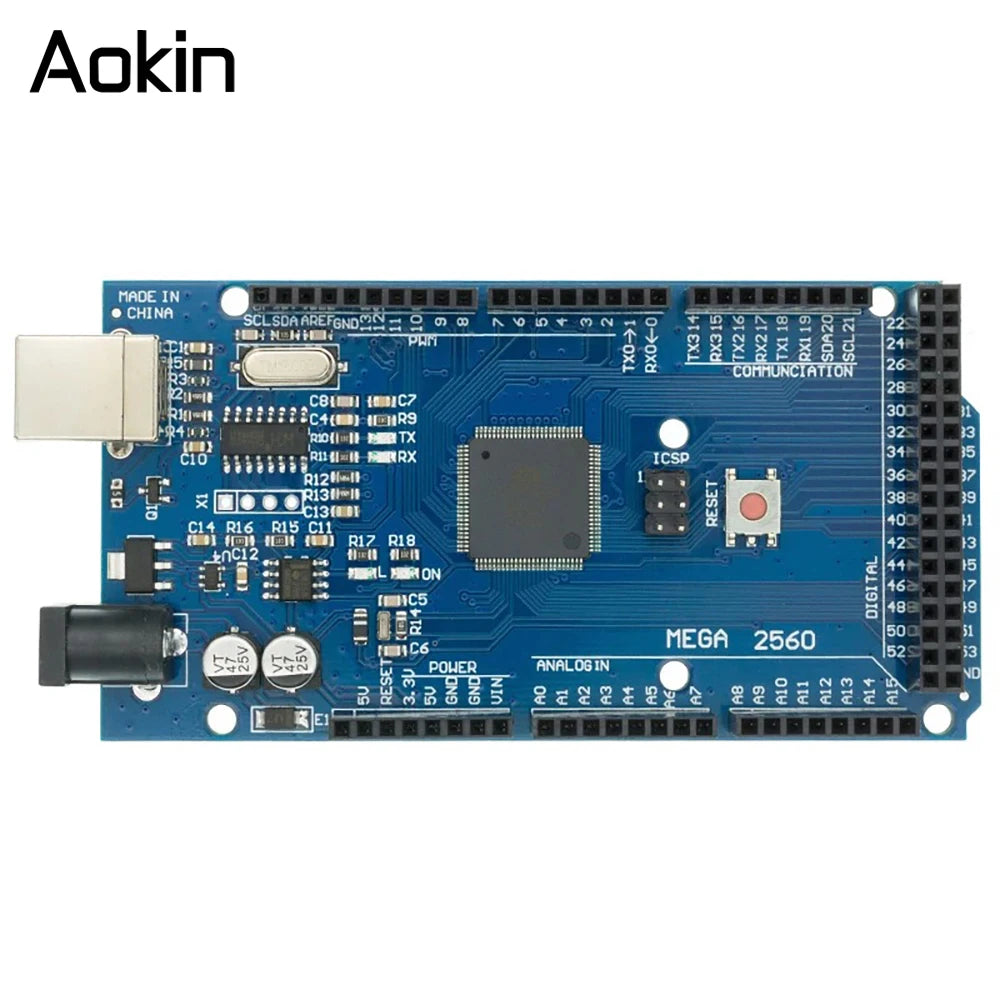 MEGA2560 MEGA 2560 R3 (ATmega2560-16AU CH340G) Pro mini MEGA2560 AVR USB board Development board MEGA2560 with Cable for arduino