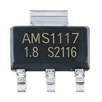 50/100Pcs AMS1117-1.2V 1.5V 1.8V 2.5V 3.3V ADJ SOT-223 SOT-89 AMS1117CD-5.0 TO-252 Adjustable/Fixed Low Dropout Linear Regulator
