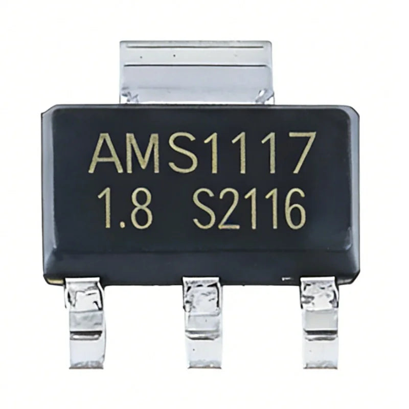 50/100Pcs AMS1117-1.2V 1.5V 1.8V 2.5V 3.3V ADJ SOT-223 SOT-89 AMS1117CD-5.0 TO-252 Adjustable/Fixed Low Dropout Linear Regulator