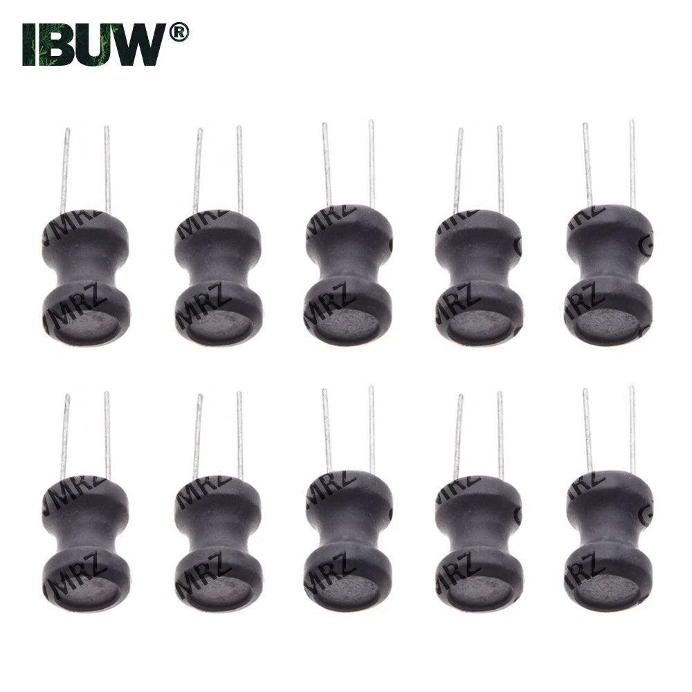 10PCS 0912 9*12mm 1MH 2.2MH 3.3MH 4.7MH I-shape Power Inductor Inductance Copper Coil 100uh 470UH 330UH