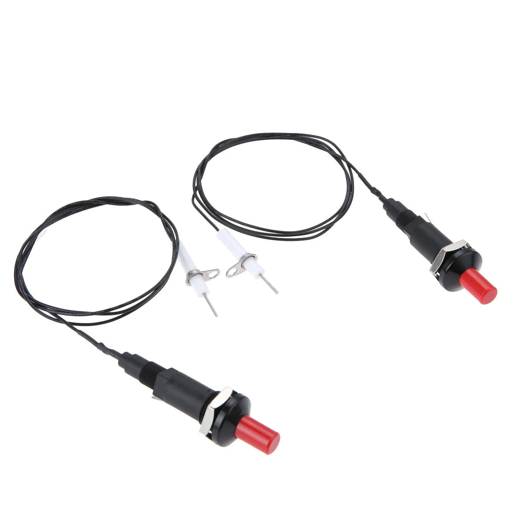 Piezo Igniter W/ Spark Ignition Propane Push Button Piezo Igniter Kit W/ Thread Ceramic Electrode Ignition Plug Type of 1 Out 2