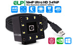 ELP Autofocus USB Camera 16MP Ultra HD Webcam IMX298 Sensor Mini Camera with 68 degree No Distortion Lens