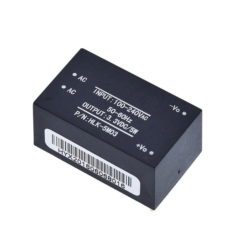 HLK-PM01 HLK-PM03 HLK-PM12 HLK-5M03/12 AC-DC 220V to 5V/3.3V/12V Mini Power Supply Module Intelligent Household Switch HLK-5M05.