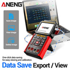 Dual-channel Oscilloscope Rechargeable 50MHz Bandwidth 200MSa/s Sampling Smart Automatic 3-in-1 Detector 25000 Count ANENG AOS05
