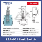 LSA Waterproof Travel Limit Switch LSA-001 LSA-003 LSA-012 LSA-021 LSA-031 LSA-061 LSA-071 LSA-081 Position Controller