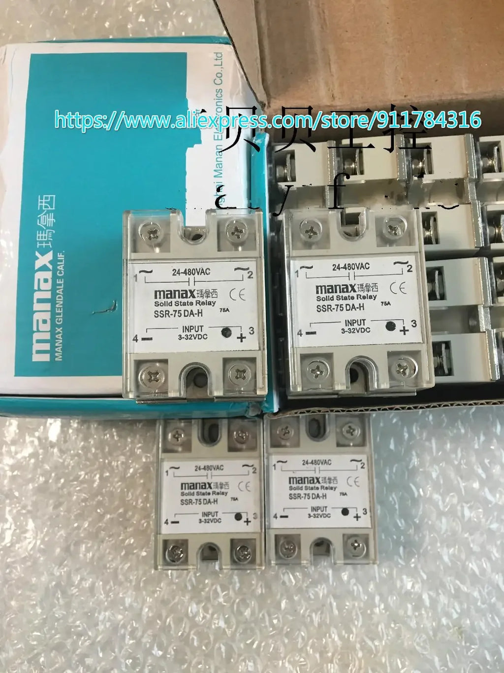 New Original fotek Solid State Relay SSR-75DA-H SSR-4875DA  SSR-75DA  SSR-25DA-H SSR-40DA-H SSR-50DA-H SSR-25DA
