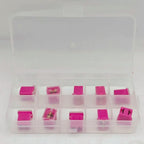 10pcs Box Jcase Fuse kit 20A/30A/40A Square Jcase Fuses Low Profile Box Shaped Fuse fusible for SUV Cars Trucks Boats Automotive