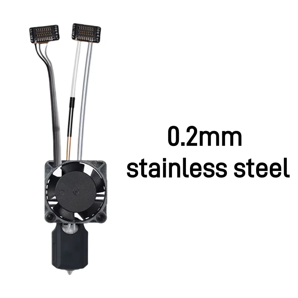 Original Hotend For Bambu Lab X1 X1C P1P P1S Hard Steel Nozzles Bamboo Bambulabs Combo Thermistor For bambu lab cooling fan