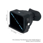 JJC 3X LCD Viewfinder Camera Extender Eyecup Eyepiece Collapsible Fit 3.0' Screen for Nikon Z30 Sony ZV-1 RX100 Fuji X-T30 III