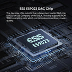 SMSL PS100 Multifunctional Audio Converter HDMI ARC ES9023 DAC Chip Audio Converter High Peformance Power For Home Car Music