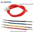 100pc MX4.2 5557 5559 Female to Male, Male Terminal Crimp Cable 18AWG 10/20/30/50cm 5558-RT PCI-E 5559 Receptacl Housing Harness