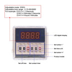DH48S-S 12V Time Relay 220VAC 24VDC Repeat Cycle SPDT with Socket DH48S Series Delay Timer with Base