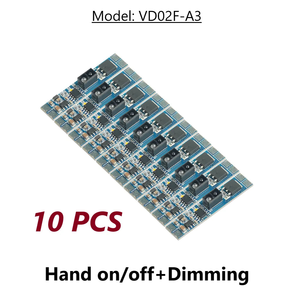 DC12V 24V New Lead-free Sensing Module 8A Pir Motion/ IR Hand Wave/Touch Sensor Module for LED Cabinet Light