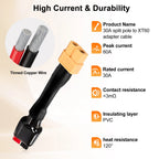 30A XT60 Battery Male Female Connector Plug Compatible with Anderson XT60 Connector Adapter Wire