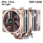 XUANFENG Air-cooled CPU Cooler 90mm Fan Twin Towers 4/6 Heat Pipe 4pin/PWM Compatible LGA2011 115x 1200 1700 X79 X99 AMD AM3 AM4