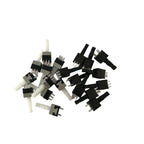 10pcs Free shopping 8.5*8.5 mm 6 Pin Mini Self-locking/Momentary Push Button Switch DIP DPDT Multimeter switch