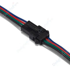 SM JST Connector Cable 22 20AWG Male Female 2/3/4/5/6Pin 12V LED Connectors For Pixel WS2812B RGB LED Strip Light Lamp Driver