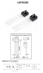 High Quality 5Pcs/lot IR Receiver 38 kHz Remote Infrared Module TSOP4838 DIP-3/LNF0038K