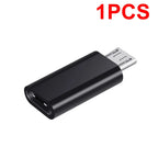 10-1Pcs Type C Male To Micro USB Female Adapter OTG Converter Micro-B To USB-C Connector Phone Charger Cable Adapter For Samsung