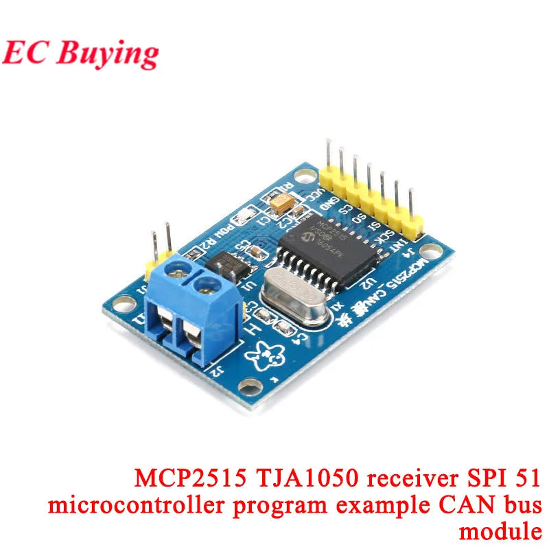 RS485 CAN HAT Expansion Board MCP2515 TJA1050 SPI 51 CAN Bus Controller UART Communication Module for Raspberry Pi 4B/3B+/Zero W