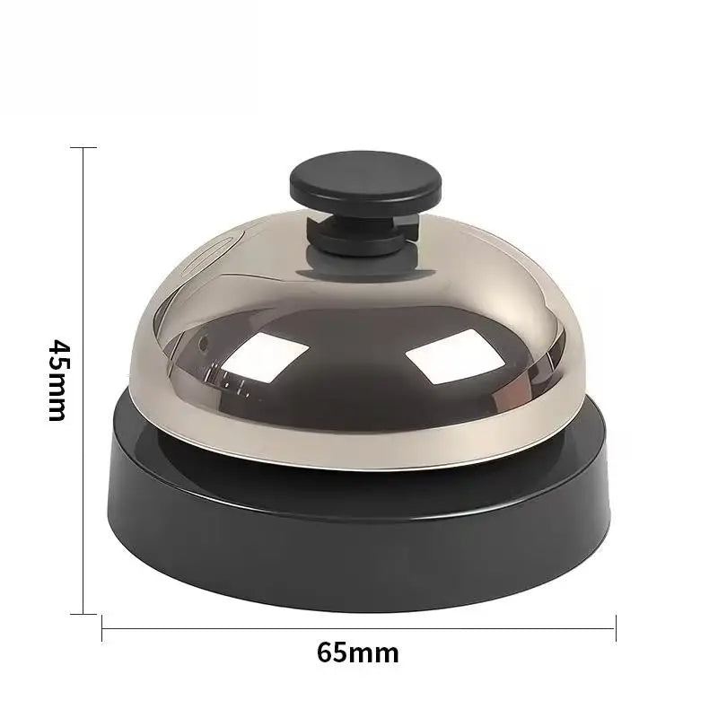 1pcs Metal Buzzer & Hand Bell Set, Pet Call Button, Manual Service for Training Classroom