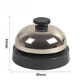 1pcs Metal Buzzer & Hand Bell Set, Pet Call Button, Manual Service for Training Classroom