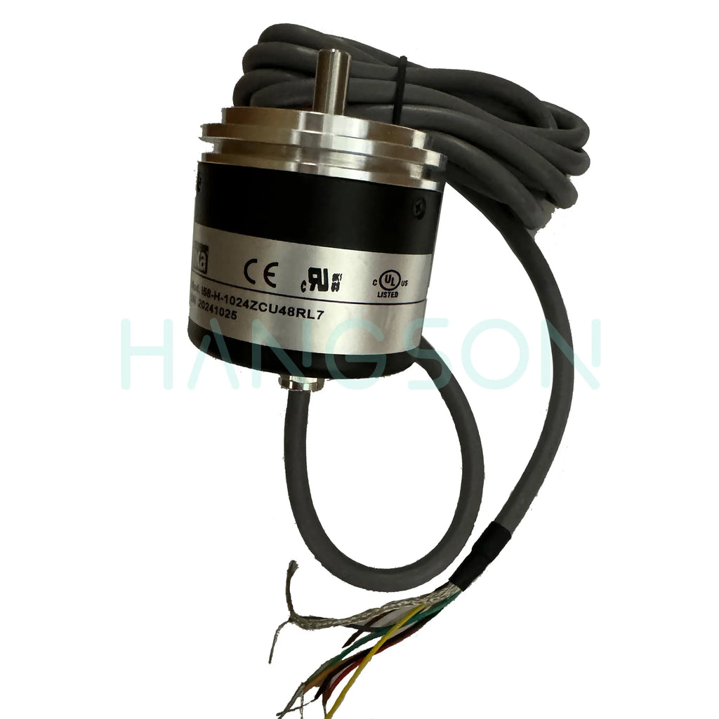 Outer Diameter 58mm Solid Shaft 10MM Encoder 5000PPR Incremental Rotary Encoder
