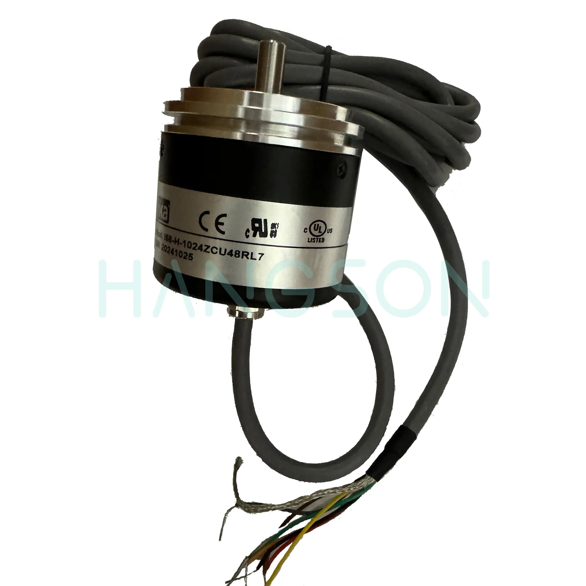 Outer Diameter 58mm Solid Shaft 10MM Encoder 5000PPR Incremental Rotary Encoder