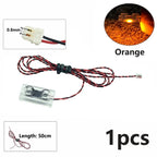 DIY 0.8mm Pin 1x1 1x2 1x4 Length 50cm SMD LED 2835  Remote Control Building Block Flash Lamp City Street Light Bricks