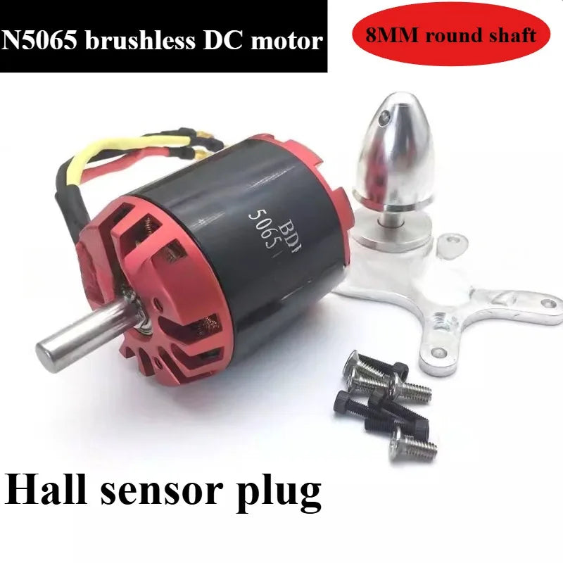Model N5065KV140 270KV 320 KV400 with Hall Brushless Motor on The Outer Rotor of High-power Electric Scooter.