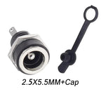 10/50/200Pcs DC-022B DC Power Socket 5.5x2.1/2.5mm Panel Mount Female Jack Socket  DC Connector DC022B