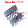 5PCS/LOT SN74HC47N 74HC47 DIP-16 BCD—7-segment high-efficiency decoder in-line In Stock NEW Original IC