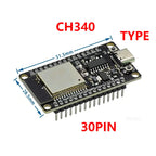 ESP32 30Pin Development Board WiFi+Bluetooth module Ultra-Low Power Consumption Dual Core NodeMCU-32S ESP32 CH340C 32D 32U Board