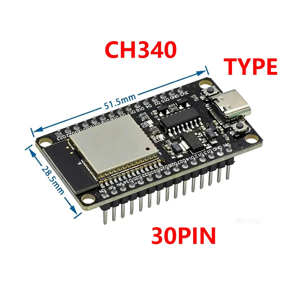 ESP32 30Pin Development Board WiFi+Bluetooth module Ultra-Low Power Consumption Dual Core NodeMCU-32S ESP32 CH340C 32D 32U Board