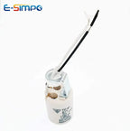 4pcs E17 Porcelain CFL Halogen Chandelier LED Lamp Bulb Base Light Socket Holder with Bracket Ceramic 10cm Silicone Wire