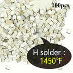 Silver Solder Sheets for DIY Jewelry Welding - High/Medium/Low Temp Options Jewelry Processing Tool