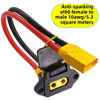 QS8-S Power Charging Plug XT90 Male Female Diamond Shell XT90S Anti-fire Electric Vehicle Lithium Battery Modification Interface