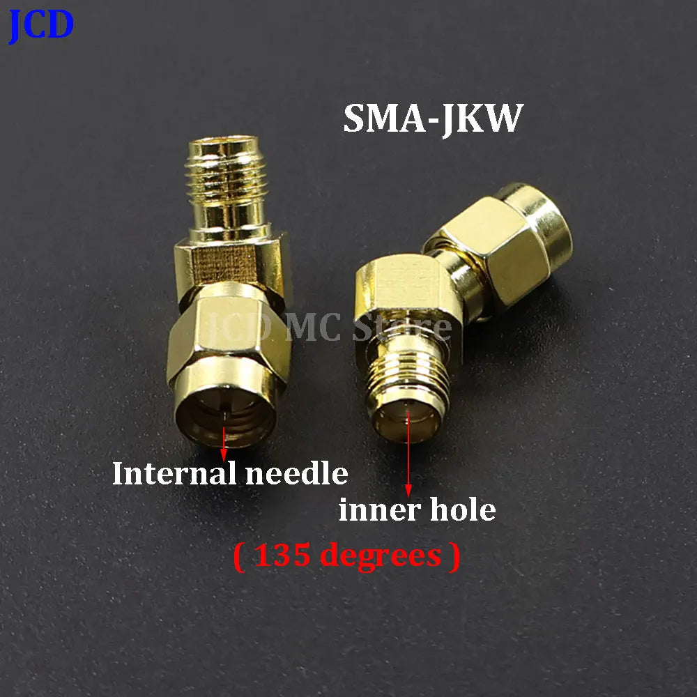 1/3/5piece SMA Male Female RF Straight Connector 90 Degree Right Angle Tee Type 3Way Splitter RPSMA To RP-SMA Male Adapter