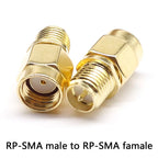 SMA to SMA Male Female RF Coaxial SMA Adapter Kit RF Coax Coupling Nut barrel Connector Converter For WIFI