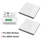 Diese 86 Switch Panel ON/OFF Touch Switch Wireless Light Switch 433Mhz Remote Control ,AC 85V~240V 10A Interruptor for Lighting