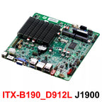 【New Arrival】Gaming PC Motherboards X86 Mini Fanless ITX Motherboard Single Board Computer Linux With Quad Core J1900 Processor