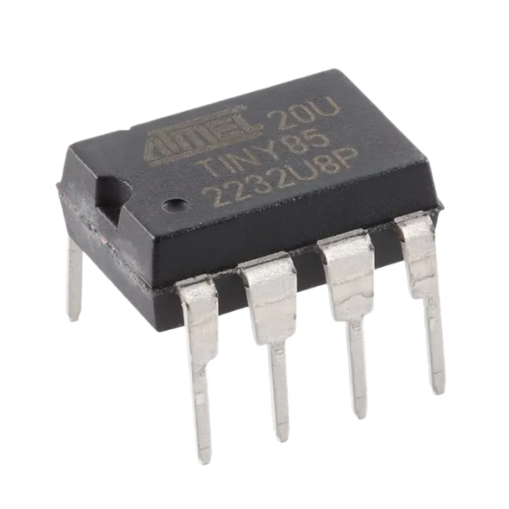 10-1pcs,ATtiny85-20PU DIP-8 ATTINY85 DIP8 85-20PU ATTINY85-20 20U TINY85 DIP 8-bit AVR Microcontroller Chip IC New Original