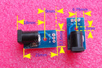 2/5PCS 5.5x2.1mm Power Jacks DC005 To DIP Adapter Circuit Board DC Power Socket Breadboard Interface Test Conversion Board