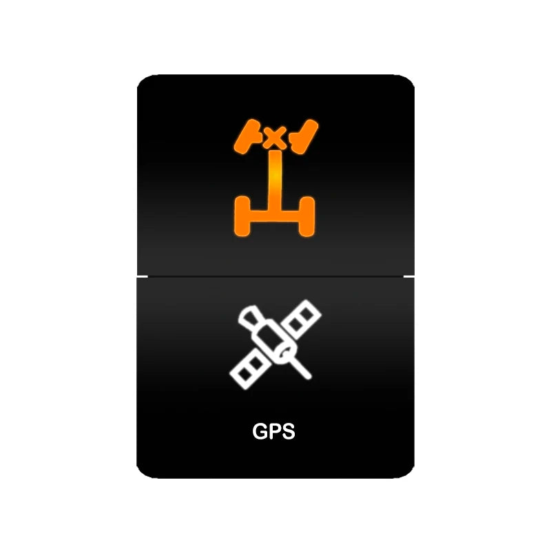 Car Push Switch Dual ON OFF Button Led Bar Roof Lights Fog Spot Driving Lights Button For Toyota 4Runner Hilux RAV4 Prado Camry