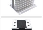 LCTC Three-phase Solid State Relay DC to AC AC to AC With Radiator 10A 25A On-off SSR 3-32VDC 24-480VAC