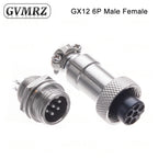 GX12 2 3 4 5 6 Pin Docking Aviation Plug Socket Waterproof Circular Connector
