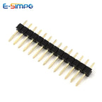 10pcs 1.0mm 1.27mm 2.0mm 2.54mm Pin Header Double Row Male 1/2~40P Breakaway PCB Board Connector Strip Pinheader 1*2/2P 4P 6-40p
