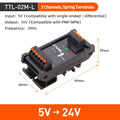 ENMG Differential Signal Converter TTL to HTL Differential to Open Collector Single-Ended Pulse NPN PNP Compatible 5V to 24VDC.